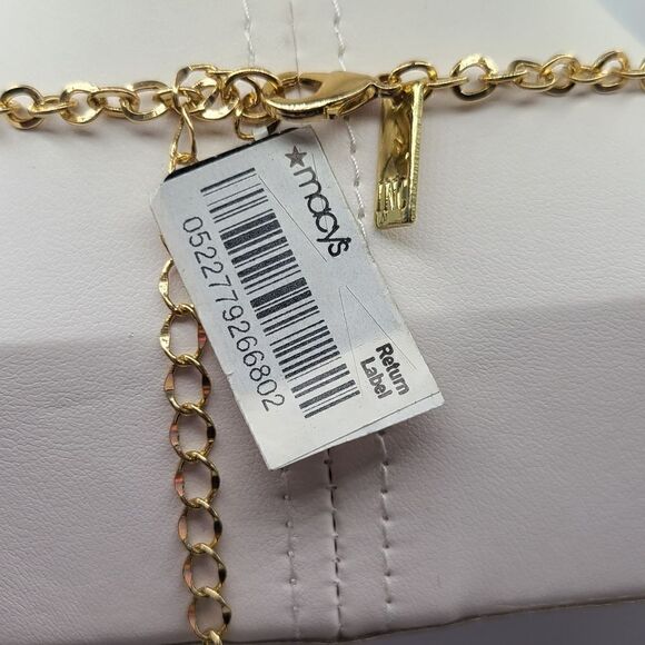 INC International Concepts Black and gold rhinestones necklace - Picture 5 of 8